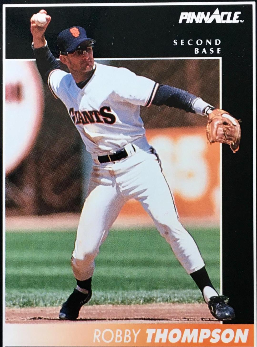 Robby Thompson #143 Baseball Cards 1992 Pinnacle
