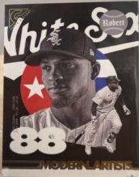 Luis Robert #MA-17 Baseball Cards 2022 Topps Gallery Modern Artists