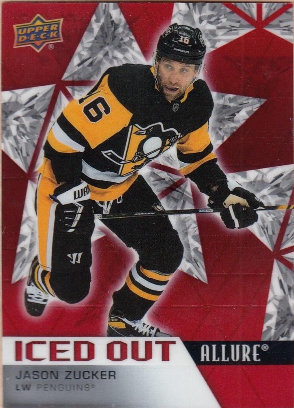 Jason Zucker #IO-4 Hockey Cards 2021 Upper Deck Allure Iced Out