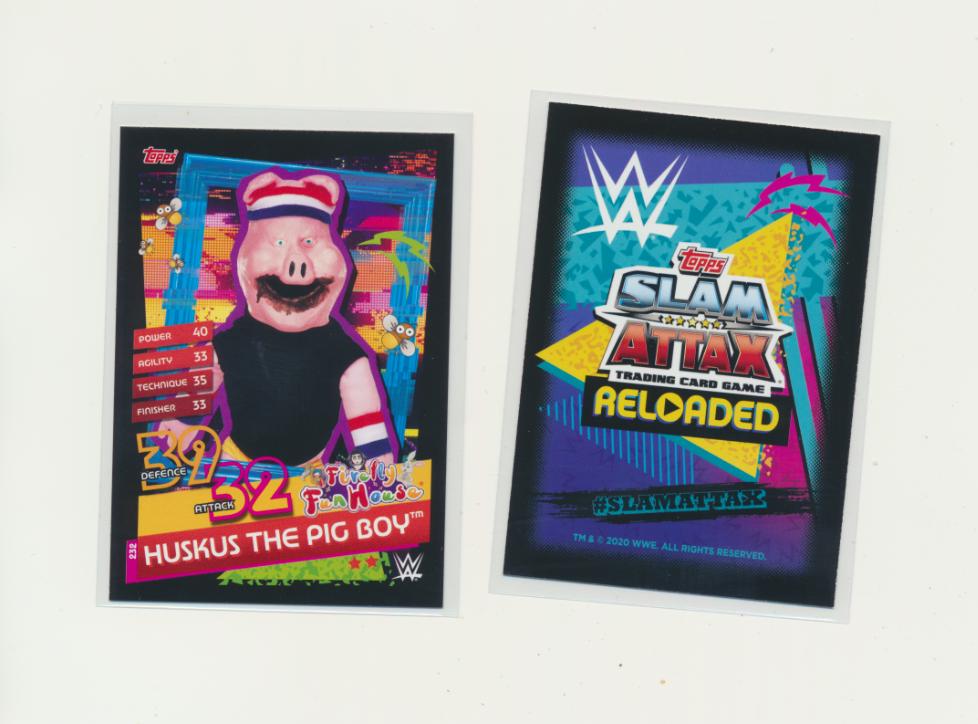 Huskus the Pig Boy #232 Wrestling Cards 2020 Topps Slam Attax Reloaded WWE