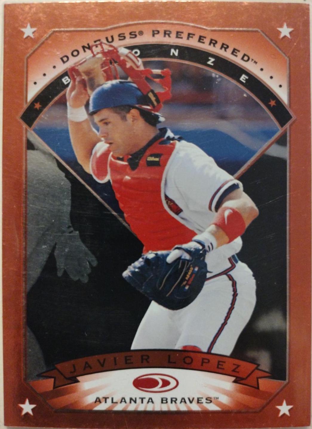 Javier Lopez #14 Baseball Cards 1997 Panini Donruss Preferred