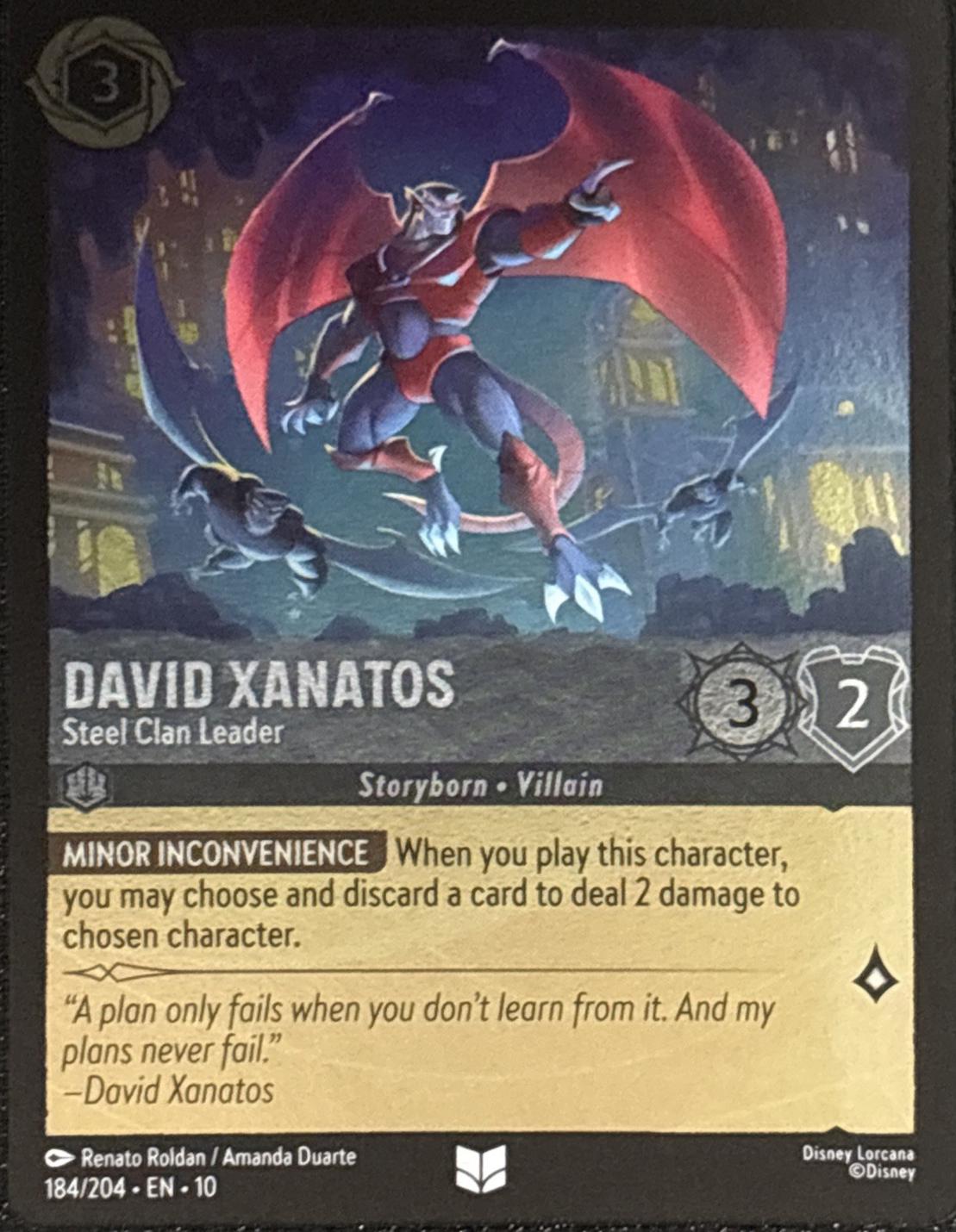 David Xanatos - Steel Clan Leader [Foil] #184 Prices | Lorcana