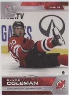 Blake Coleman #7 Hockey Cards 2019 Topps Now NHL Stickers