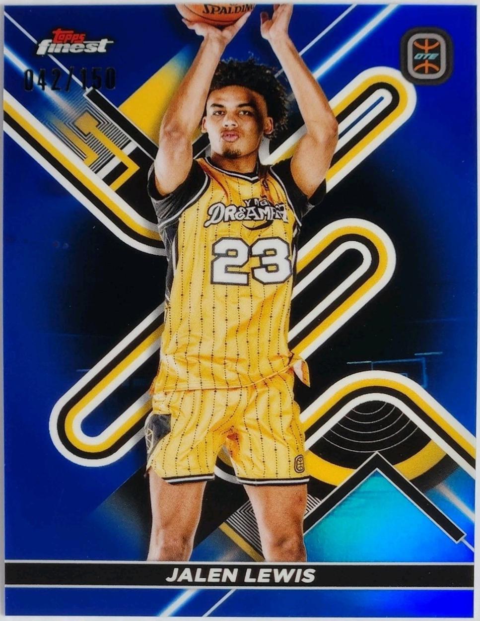 Jalen Lewis #51 2022 Topps Finest Overtime Elite Basketball