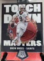 Drew Brees #TM1 Football Cards 2020 Panini Mosaic Touchdown Masters