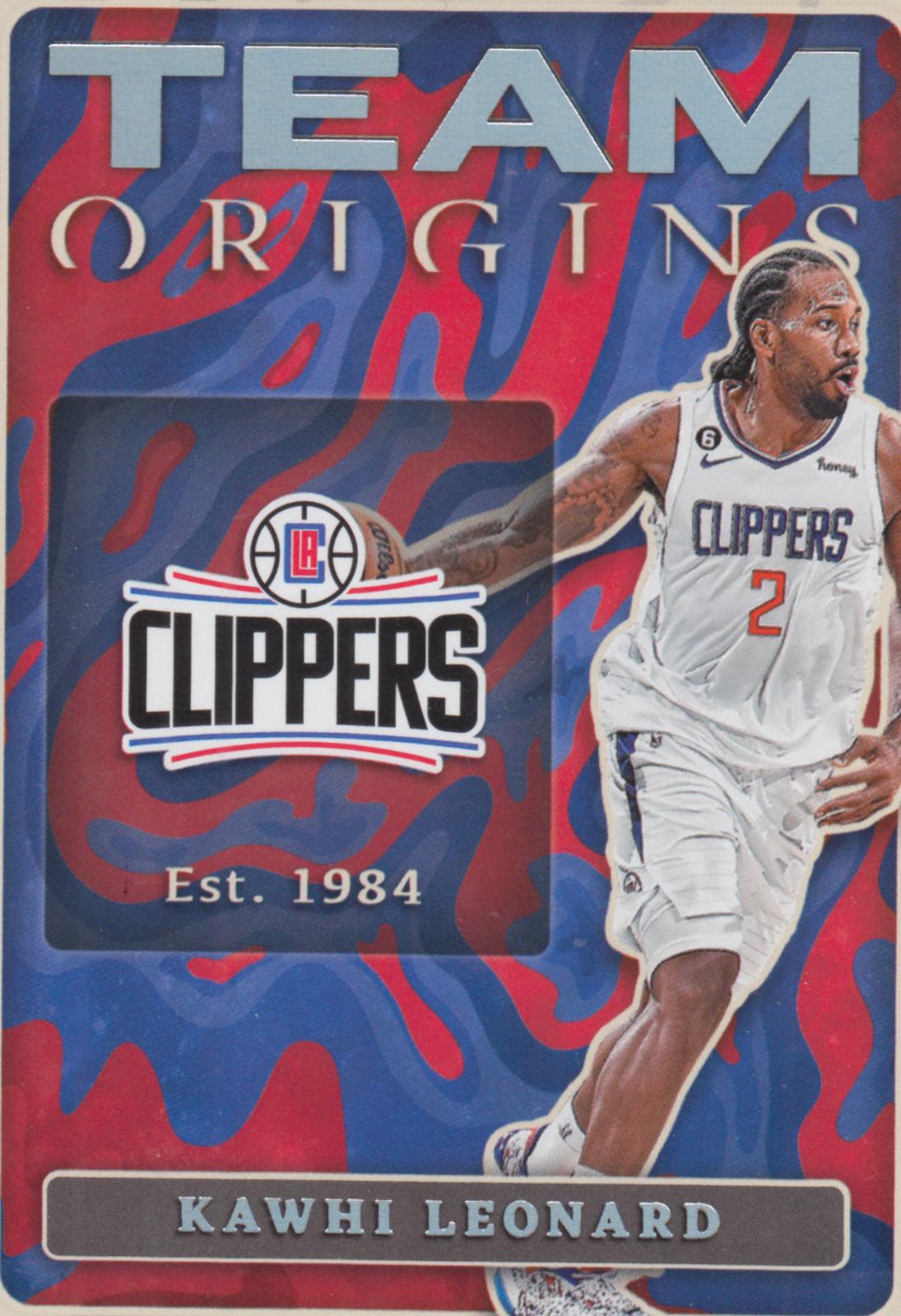 Kawhi Leonard #1 Basketball Cards 2022 Panini Origins Team
