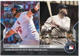 Albert Pujols / Babe Ruth