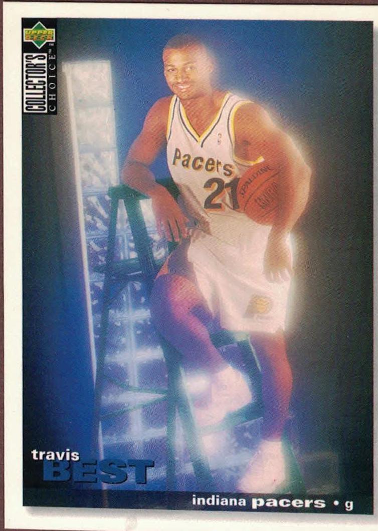 TRAVIS BEST #319 Basketball Cards 1995 Collector's Choice