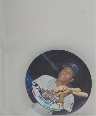 Rod Carew #25 Baseball Cards 2021 Topps Heritage 1972 Candy Lids