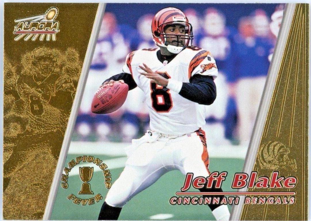 Jeff Blake #6 Football Cards 1998 Pacific Aurora Championship Fever