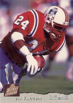 Jon Vaughn #15 Football Cards 1993 Pro Set
