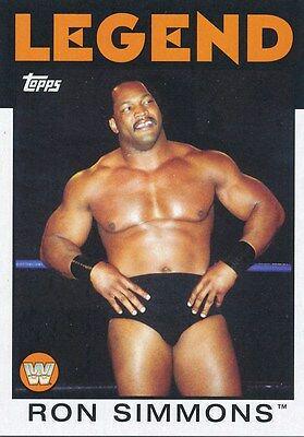 Ron Simmons #100 Wrestling Cards 2016 Topps WWE Heritage