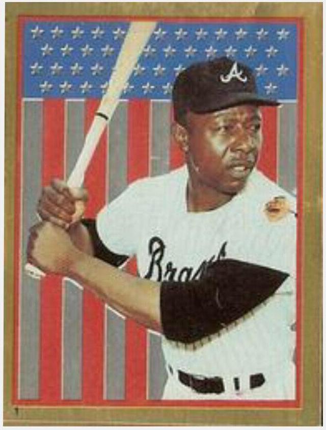 Hank Aaron #1 Baseball Cards 1983 Topps Stickers