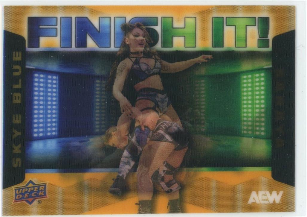 Skye Blue / Saraya #FI-25 Wrestling Cards 2025 Upper Deck AEW Finish It