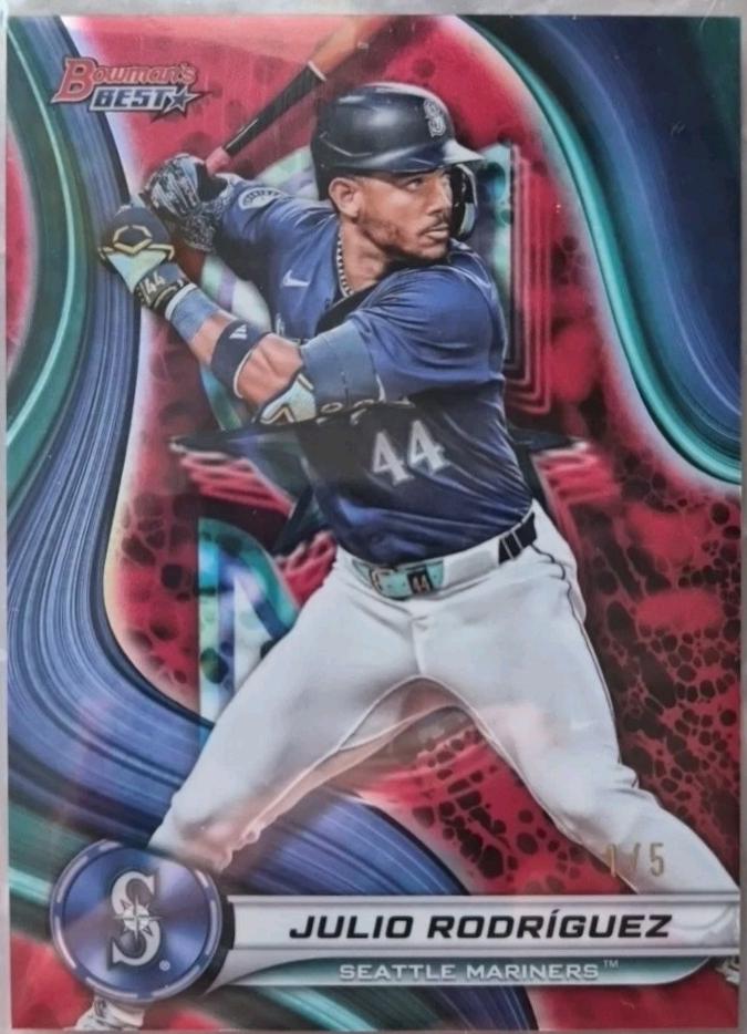 Julio Rodriguez [Red Lava Refractor] #59