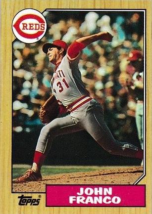 John Franco #305 Baseball Cards 1987 Topps