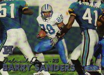 Barry Sanders #3 Football Cards 1999 Fleer Tradition