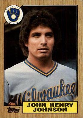 John Henry Johnson #377 Baseball Cards 1987 Topps