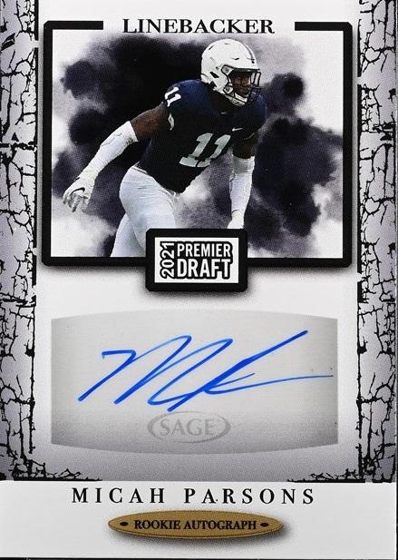 Micah Parsons #A23 2021 Sage Premier Draft Autographs Football