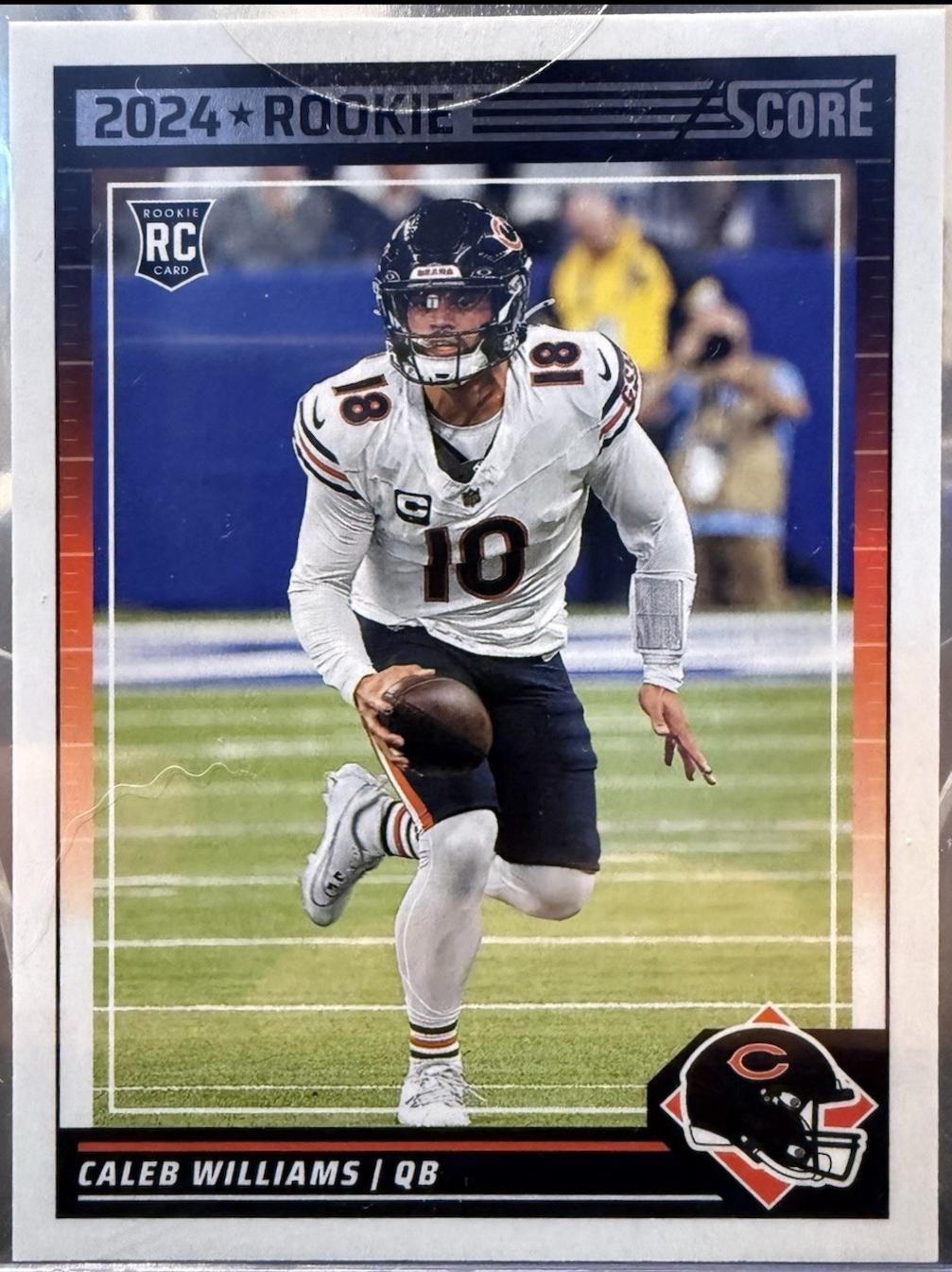 Caleb Williams #401 Football Cards 2024 Panini Score Mystery Rookie Redemption