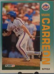 Mark Carreon #498 Baseball Cards 1992 Fleer Prices