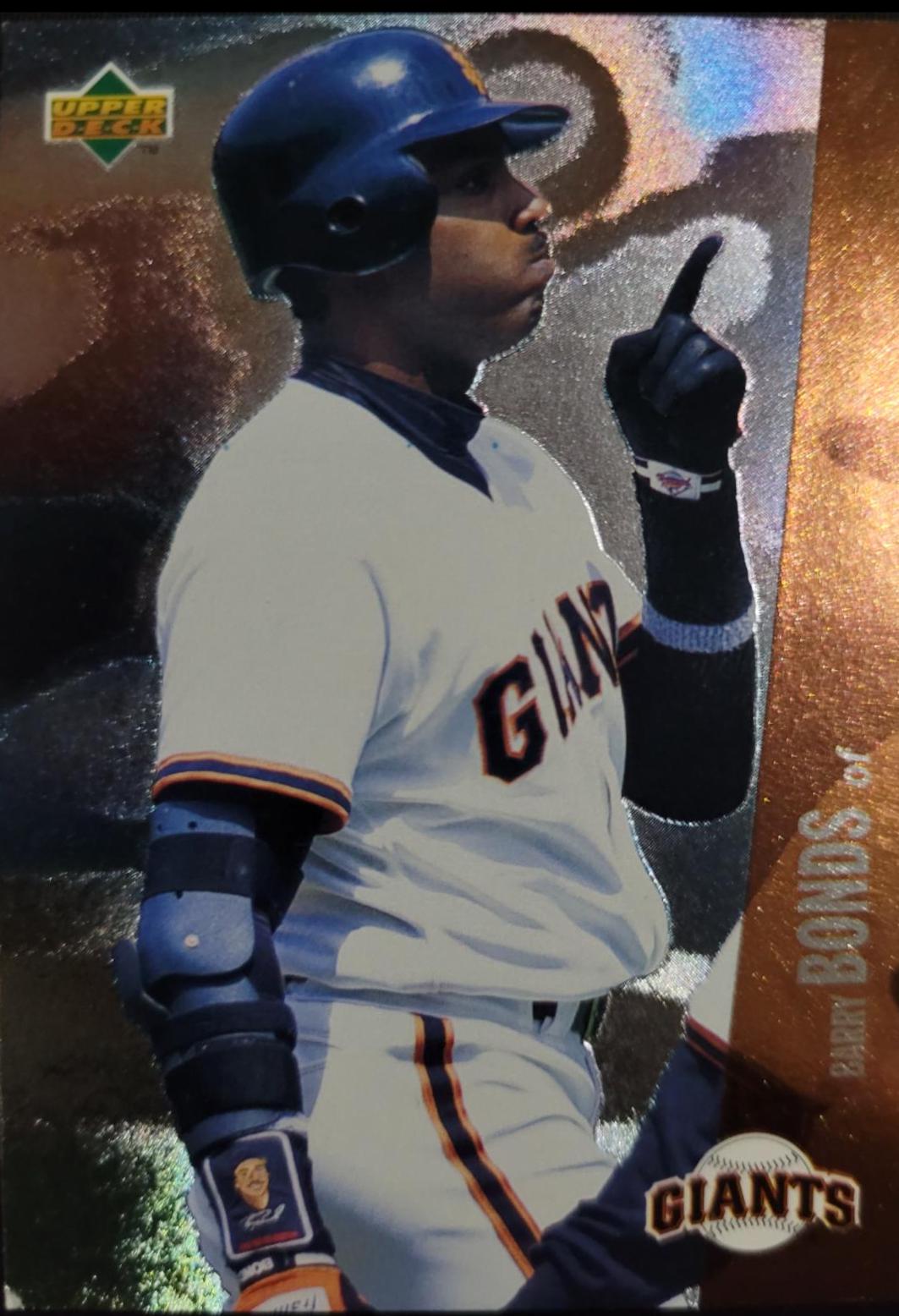 Barry Bonds #4 Baseball Cards 1996 Upper Deck Folz Vending Machine Minis