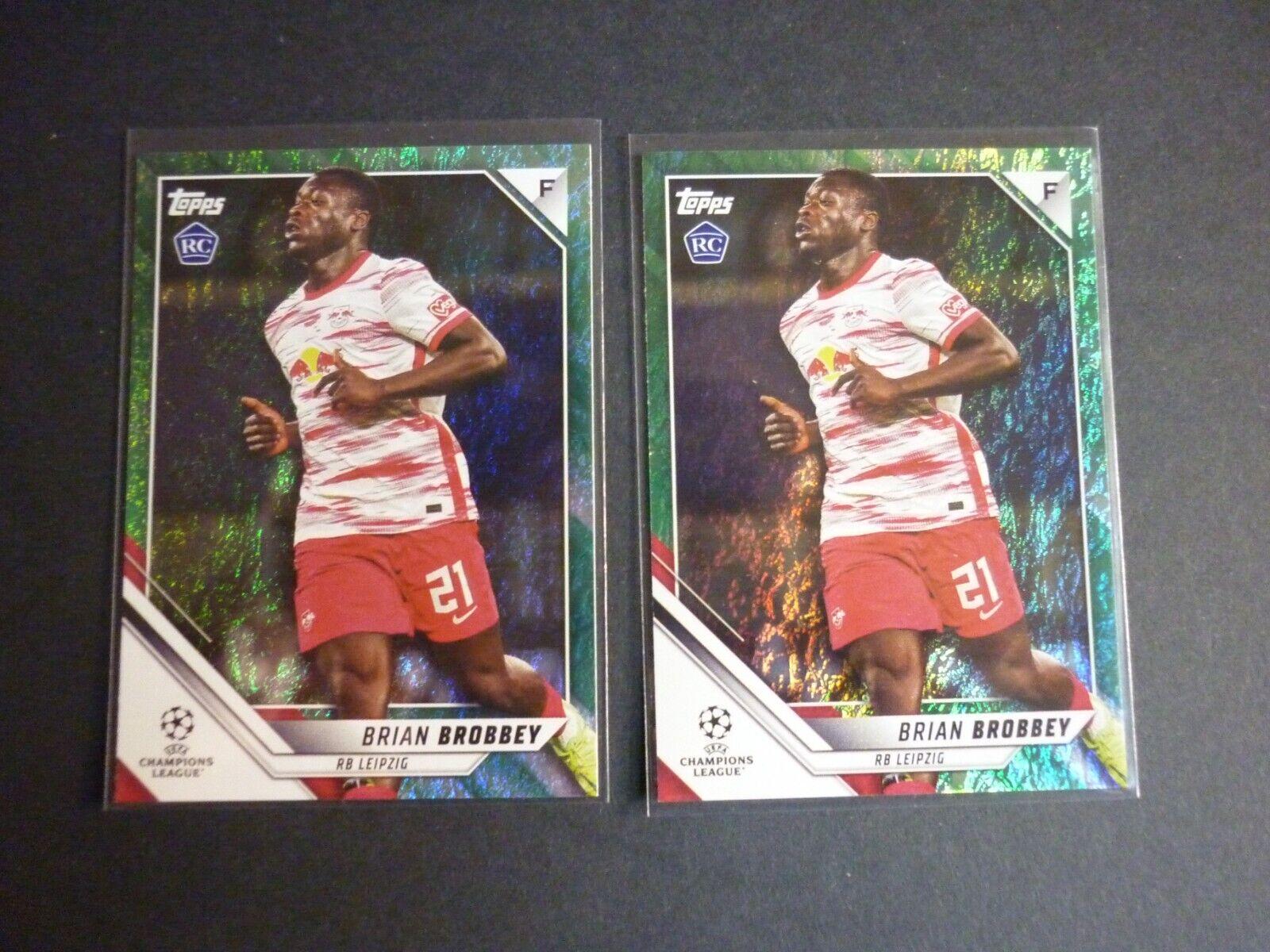 Brian Brobbey #25 Soccer Cards 2021 Topps UEFA Champions League Jade