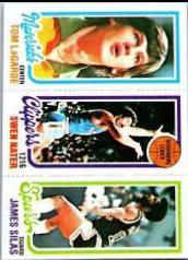 Tom LaGarde / Swen Nater / James Silas #69 / 213 / 215