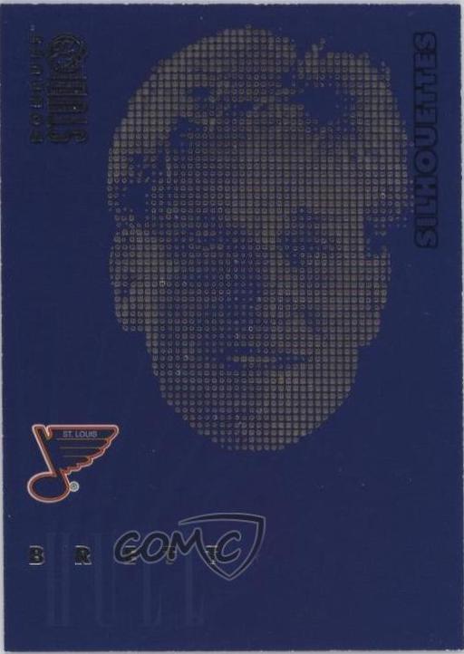 Brett Hull #8 1997 Donruss Studio Silhouettes Hockey