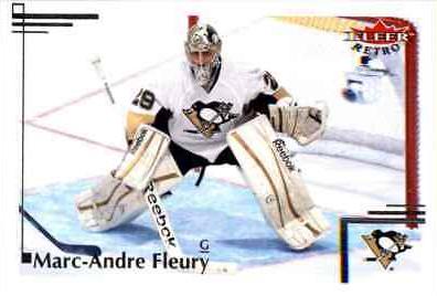 Marc Andre Fleury #26 Hockey Cards 2012 Fleer Retro
