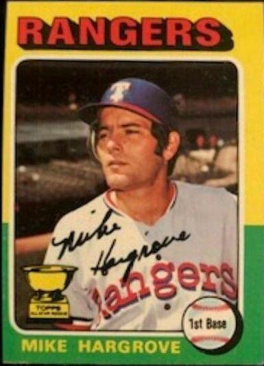 Mike Hargrove #106 Baseball Cards 1975 Topps