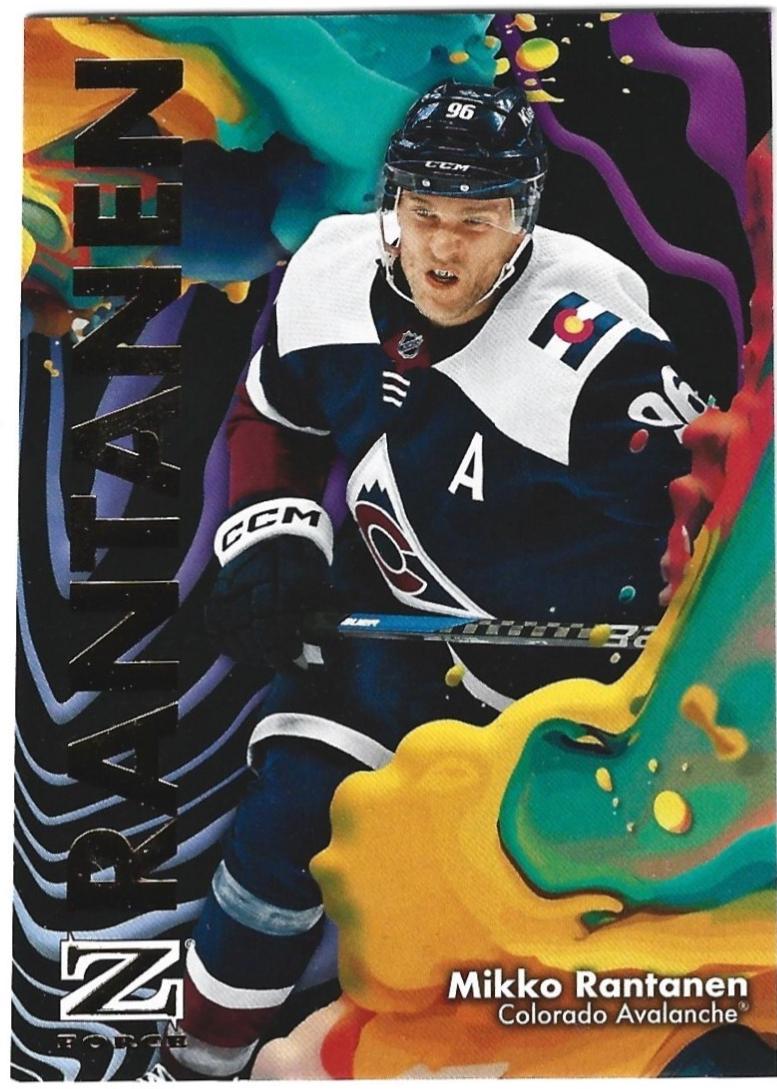 Mikko Rantanen #5 Hockey Cards 2024 SkyBox Metal Universe Z-Force