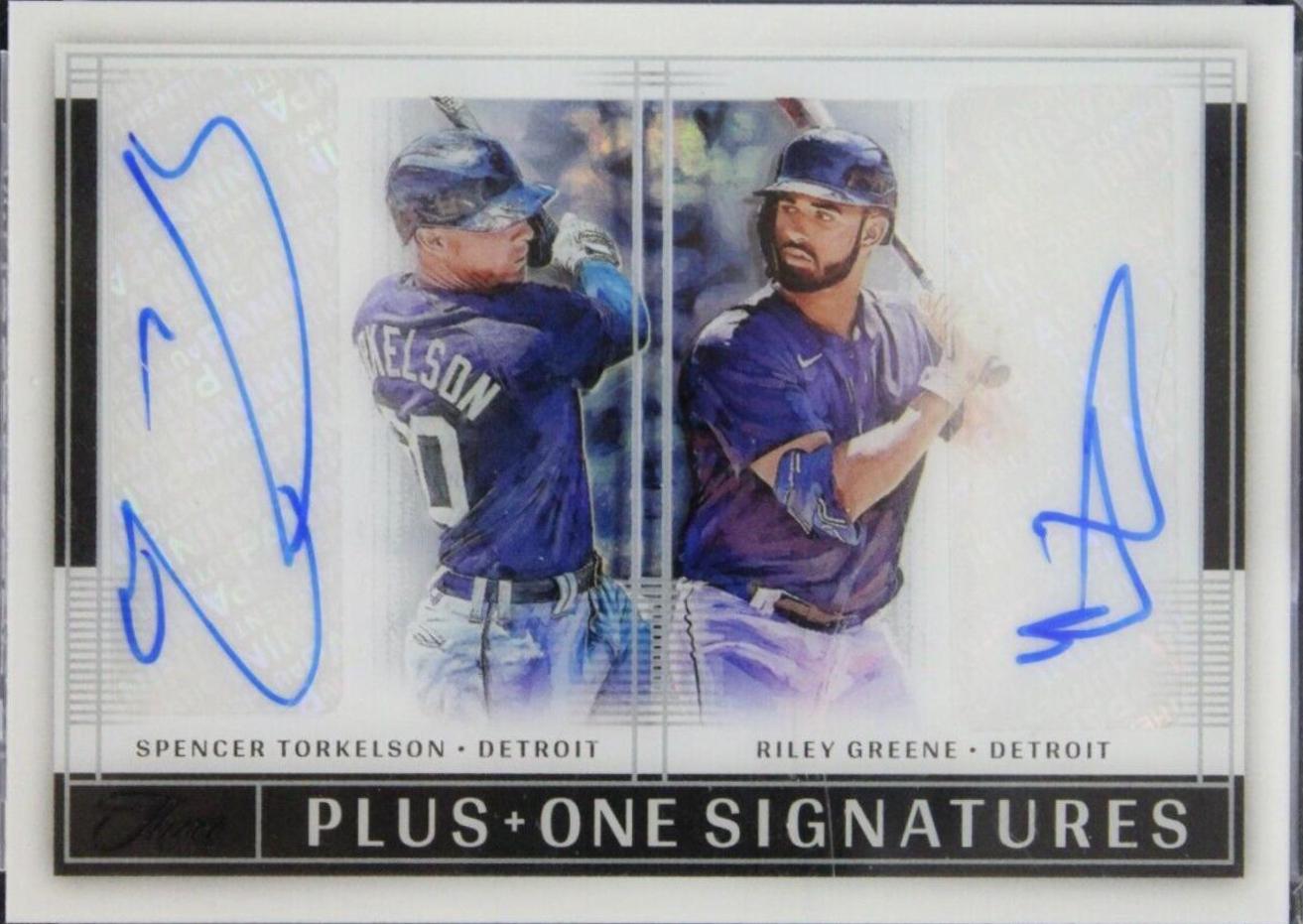 Riley Greene, Spencer Torkelson [Black] #POA-SR