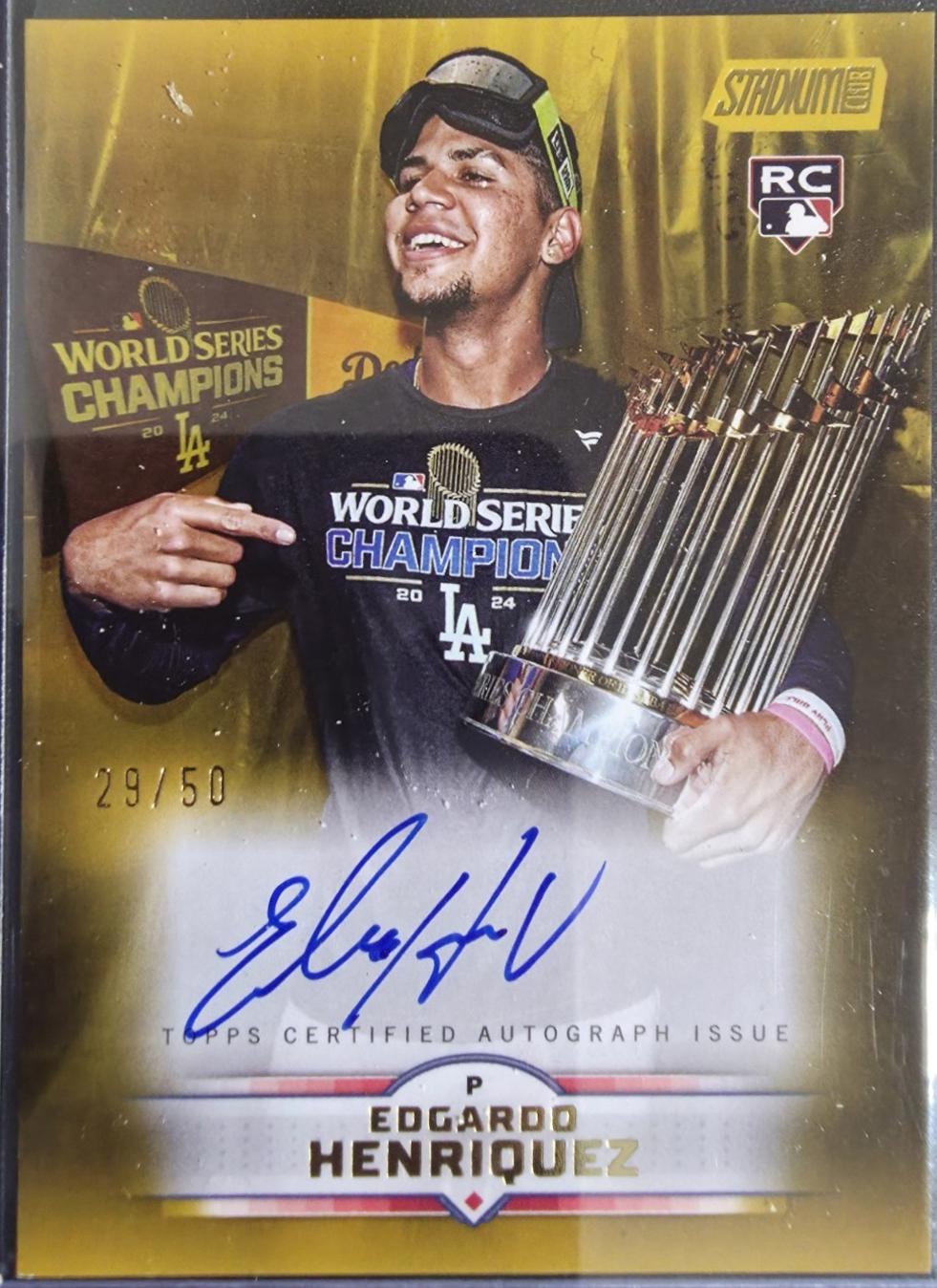 Edgardo Henriquez [Gold] #SCBA-EH