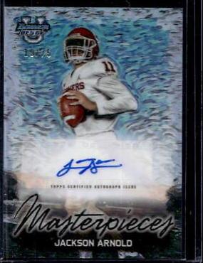 Jackson Arnold #BMA-JA Football Cards 2023 Bowman's Best University Masterpieces Autographs