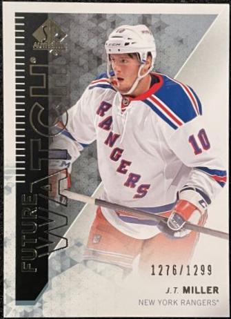 J.T. Miller #239 2013-14 SP Authentic Hockey