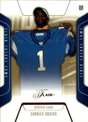 Charles Rogers #111 2003 Flair Football