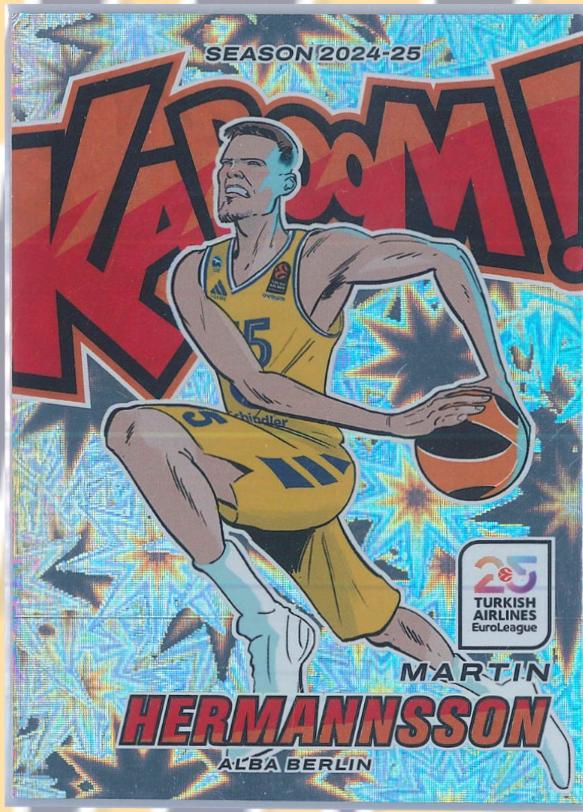 Martin Hermannsson #23 2024 Panini Crown Royale Euroleague Kaboom Basketball