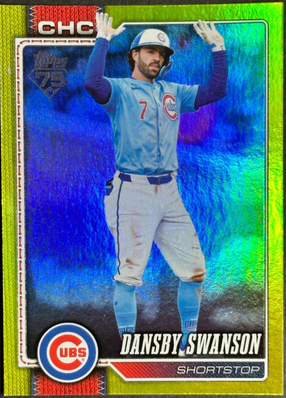 2026 Dansby Swanson [Yellow Rainbow Foil] #550