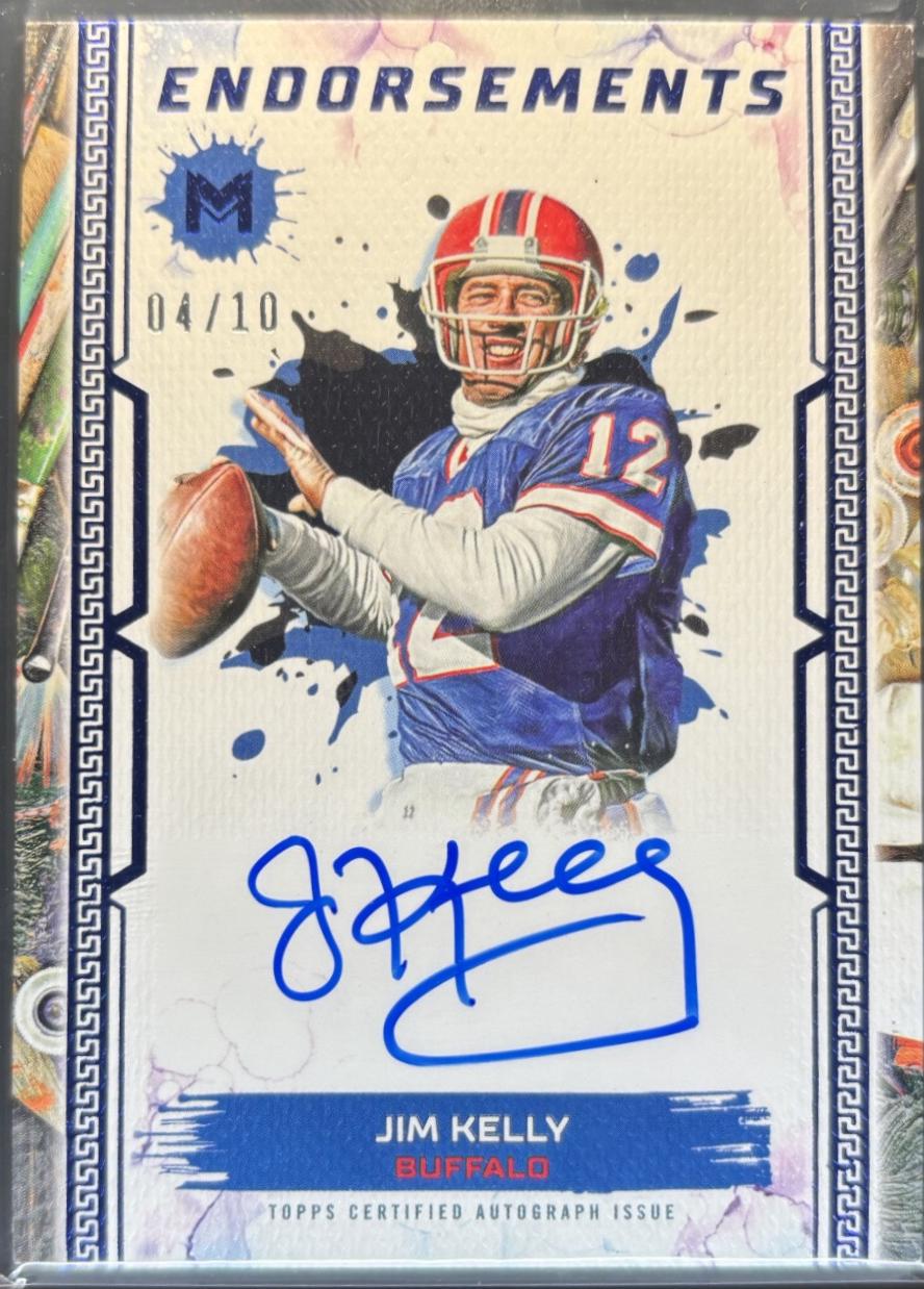 Jim Kelly #ME-JK 2023 Topps Motif Endorsements Football