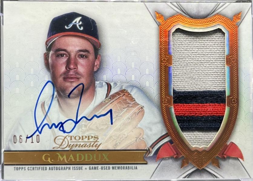 Greg Maddux [Autograph Patch] #DAP-GM5