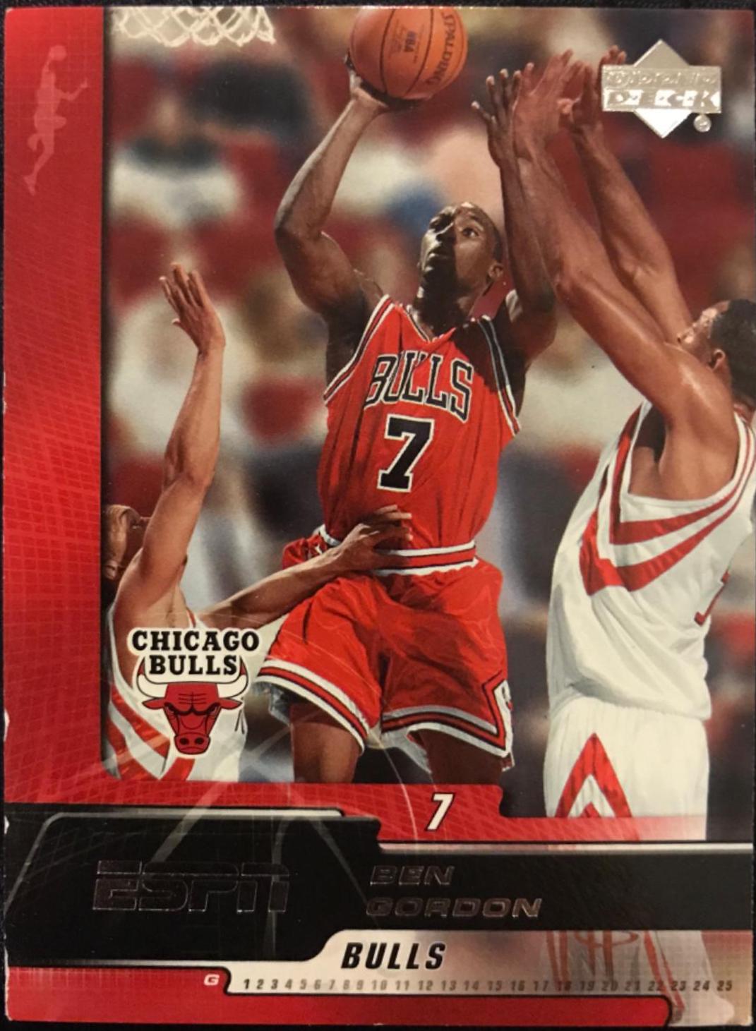 Ben Gordon #12 Basketball Cards 2005 Upper Deck ESPN