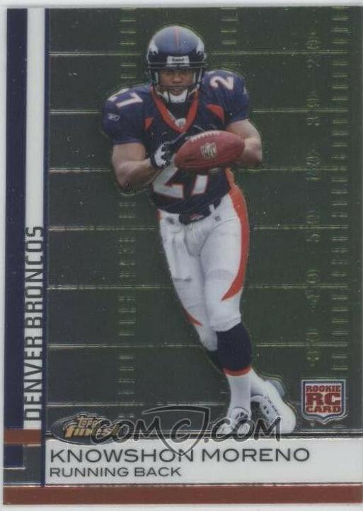 Knowshon Moreno #90 2009 Topps Finest Football
