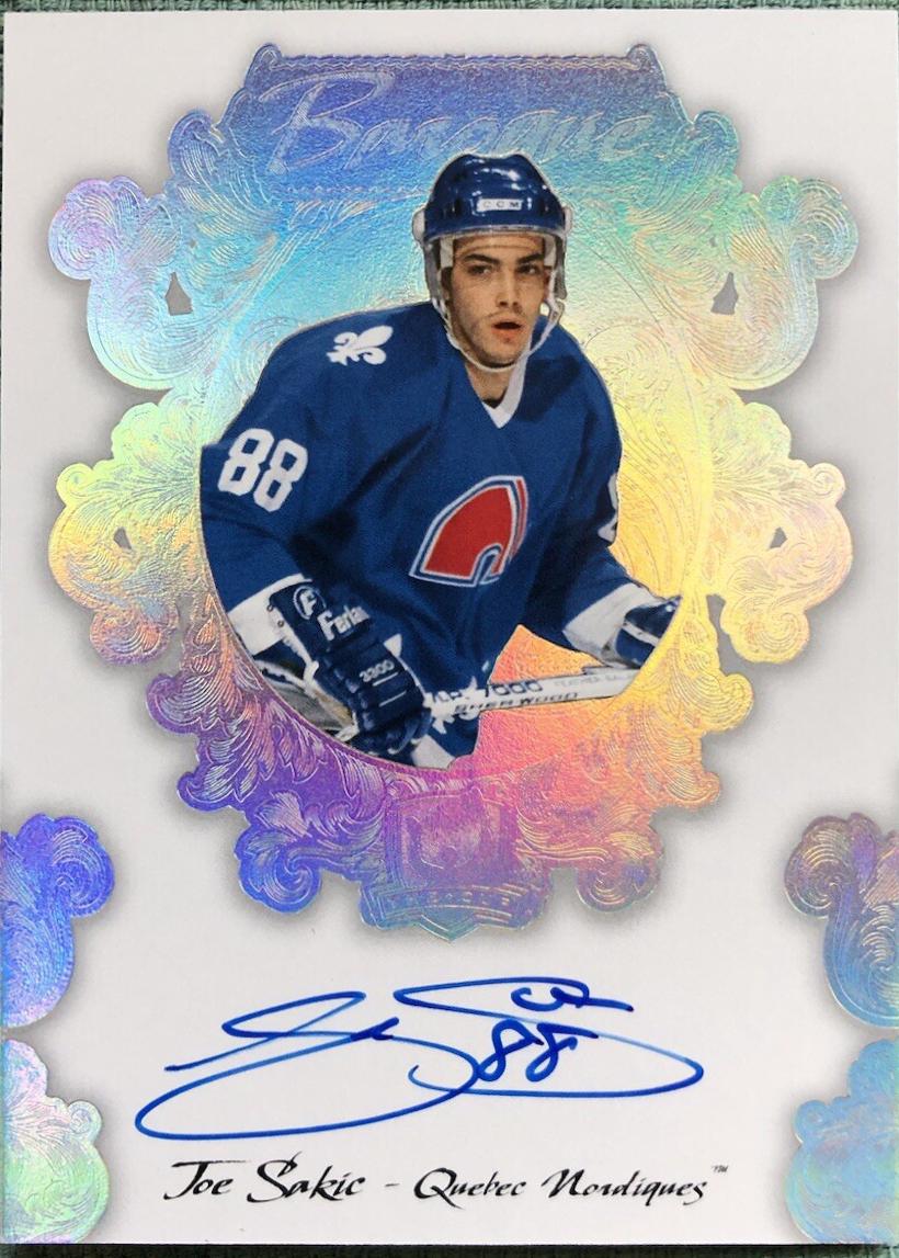 Joe Sakic #BQ-JS 2023 Upper Deck The Cup Baroque Autograph Hockey