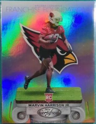 Marvin Harrison Jr. #5 Football Cards 2024 Panini Certified Franchise Foundations
