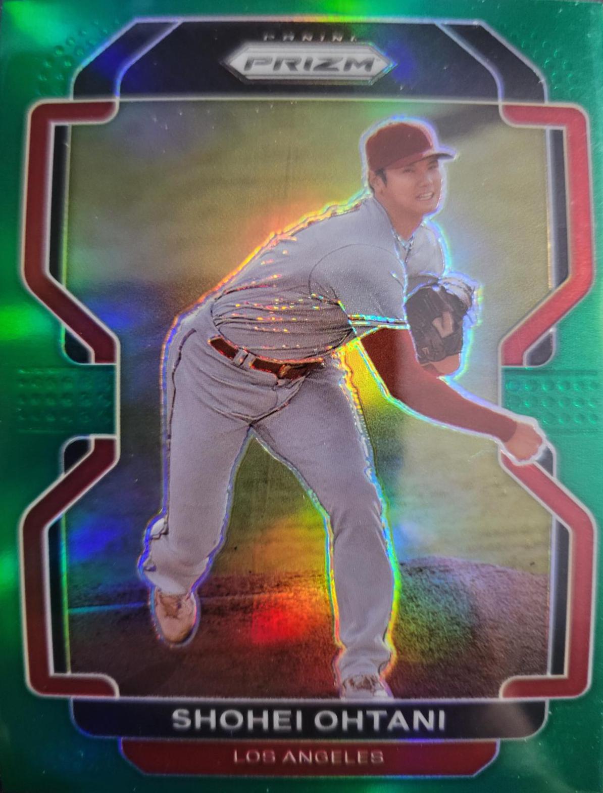 Shohei Ohtani [Green Prizm] #41 Prices | 2022 Panini Prizm | Baseball Cards