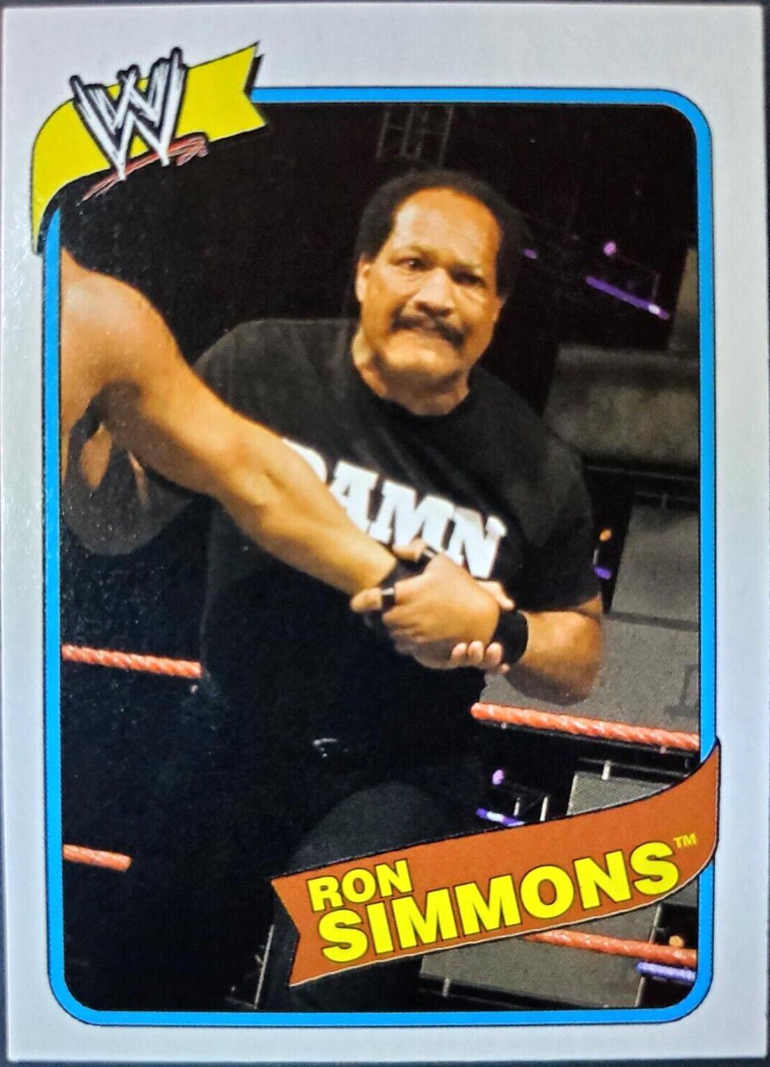 Ron Simmons #33 Wrestling Cards 2007 Topps Heritage III WWE