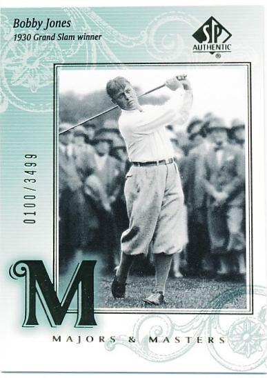 Bobby Jones #115 Golf Cards 2002 SP Authentic