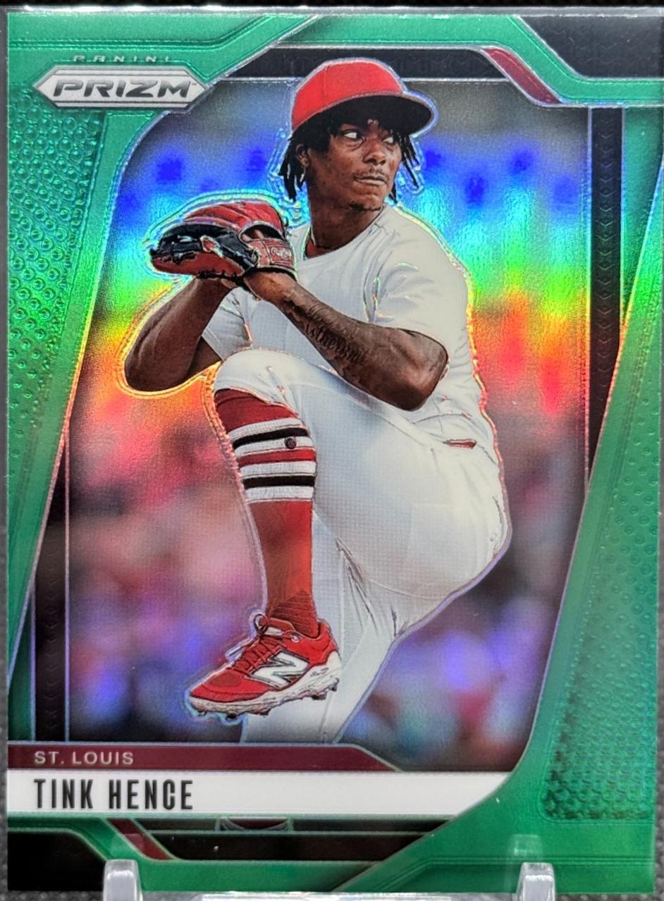 Tink Hence [Green Prizm] #168 Prices | 2025 Panini Prizm | Baseball Cards
