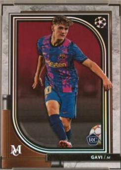 Gavi #65 Soccer Cards 2021 Topps Museum Collection UEFA Champions League